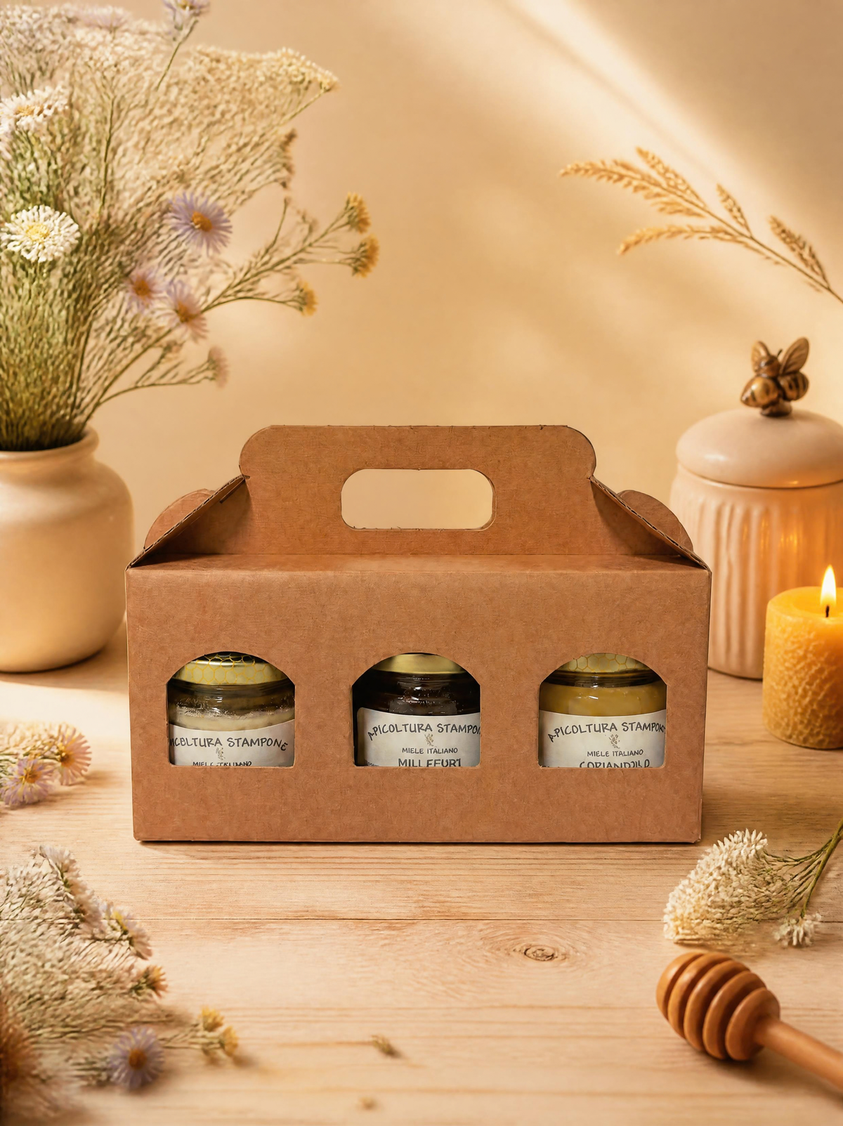 Box regalo 3 vasi da 100g