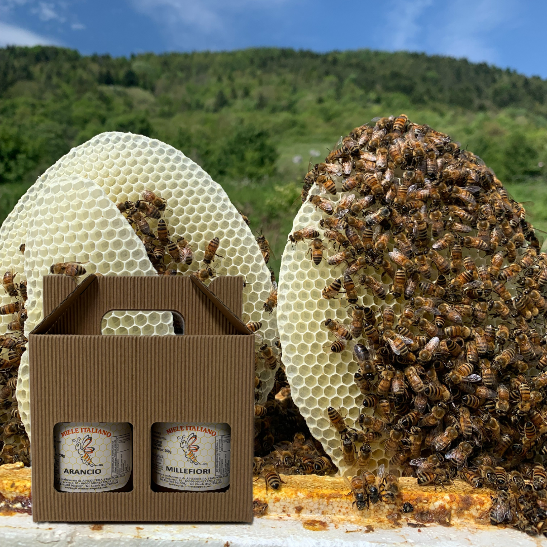 Box regalo 2 vasi da 250g