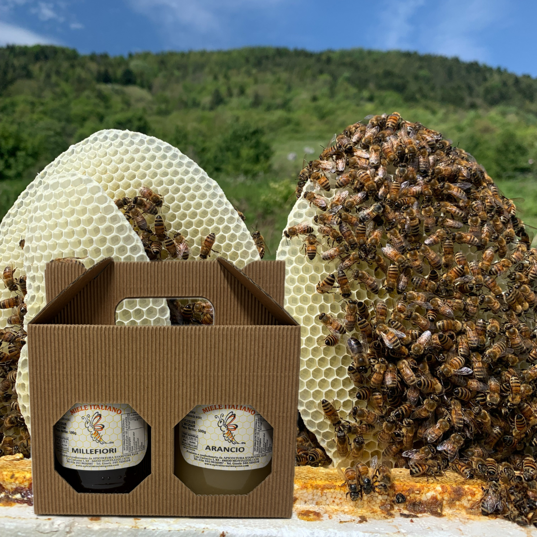 Box regalo 2 vasi da 500g