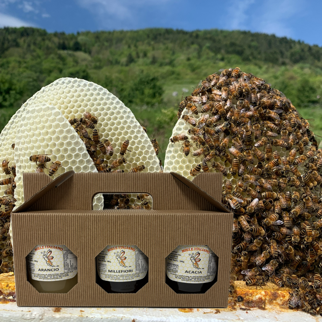 Box regalo 3 vasi da 500g