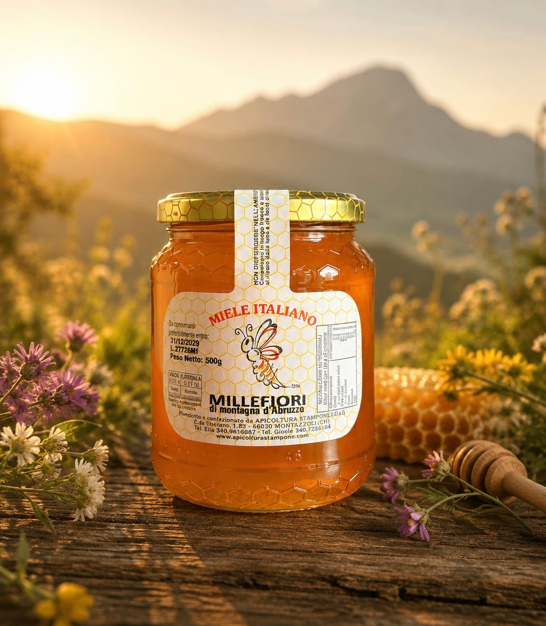 Miele millefiori di montagna dell’Abruzzo