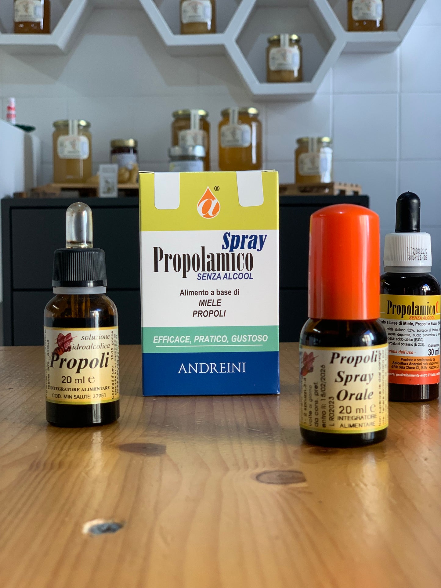 Propoli a spray ed a gocce