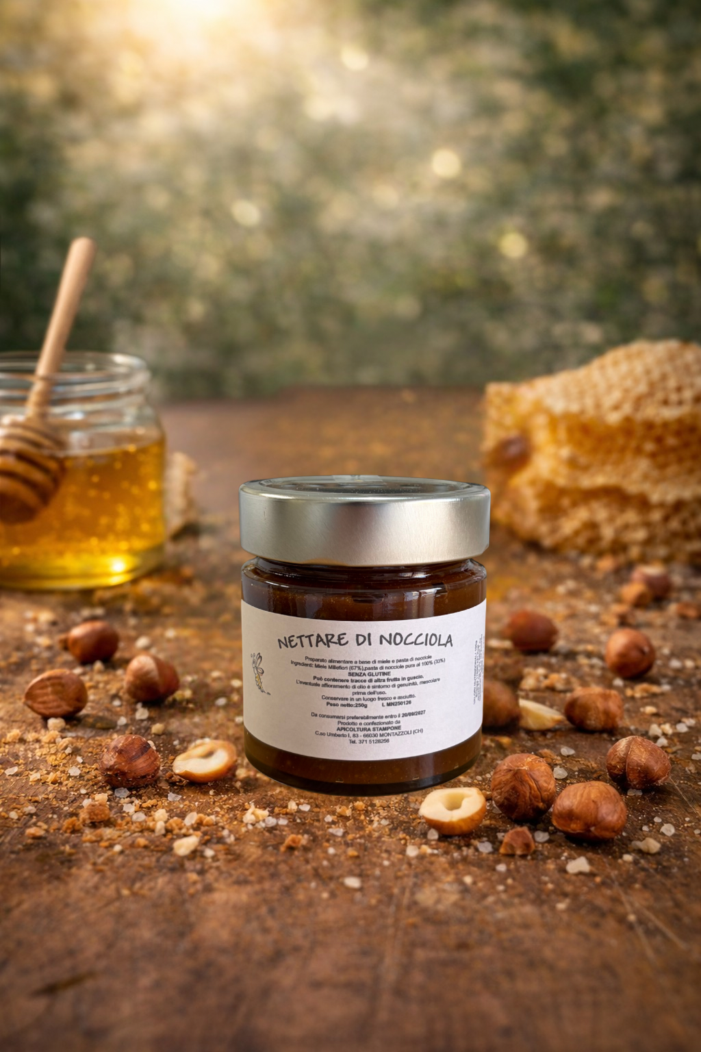 Nettare di Nocciola – Crema spalmabile al Miele e Nocciole