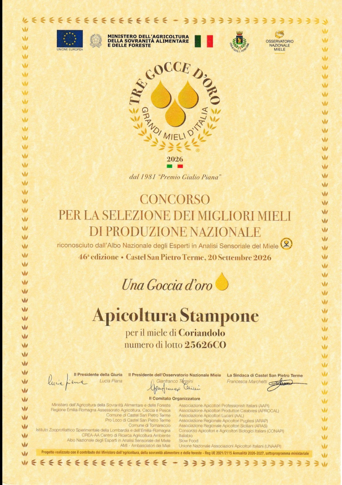 Miele di Coriandolo