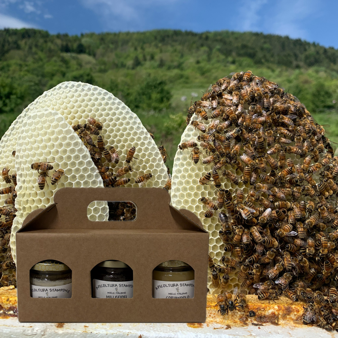 Box regalo 3 vasi da 100g