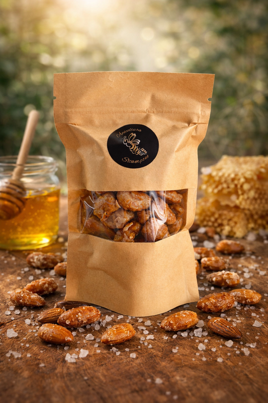 Mandorle Pralinate al Miele e Sale